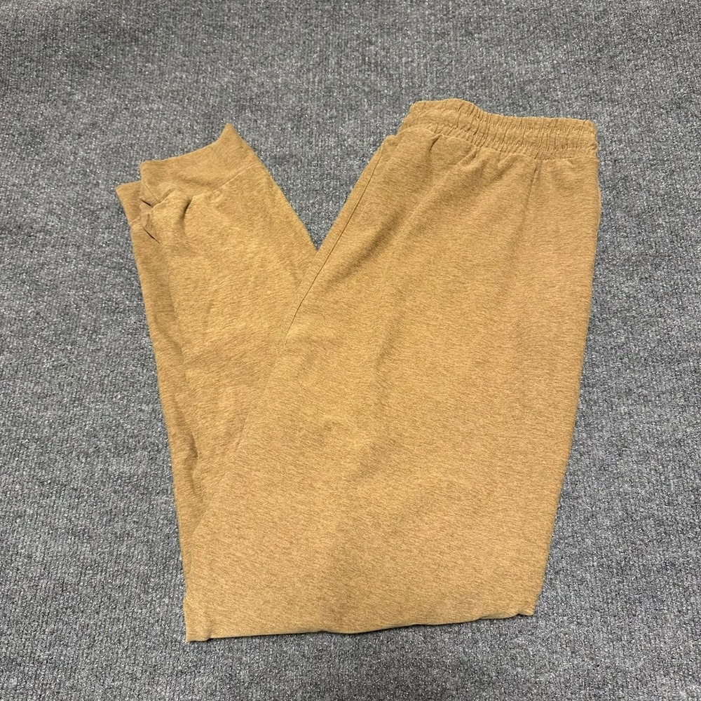 Beyond Yoga Mens Featherweight Jogger Sweatpants Tan XL Activewear Lounge Pants